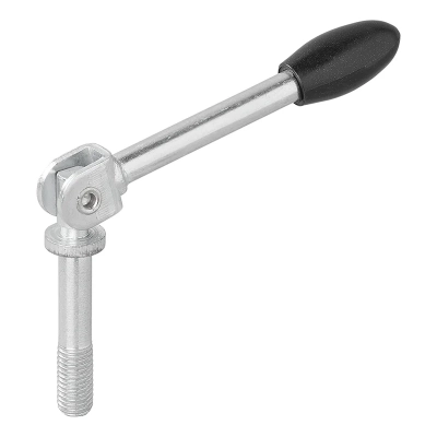 Klappbarer Knebel für Stützradklemme 48mm