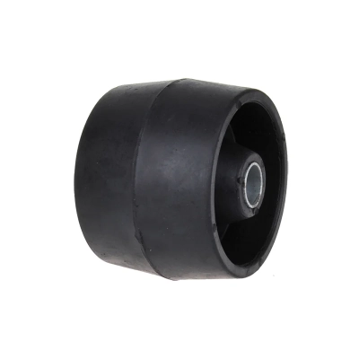 Seitenrolle schwarz aus Gummi