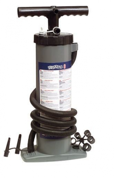 Handluftpumpe mit Manometer – 600mbar