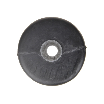 Kielrolle schwarz aus Gummi