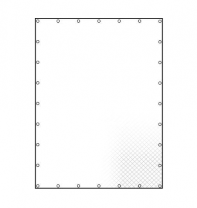 Abdeckplane transparent