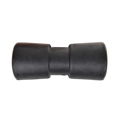 Kielrolle schwarz aus Gummi