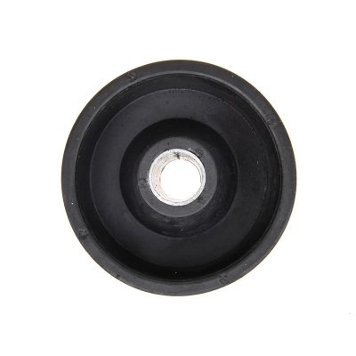 Seitenrolle schwarz aus Gummi