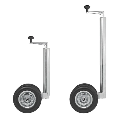 Doppelstützrad 48mm mit massivem PU-Reifen, 200 x 50mm