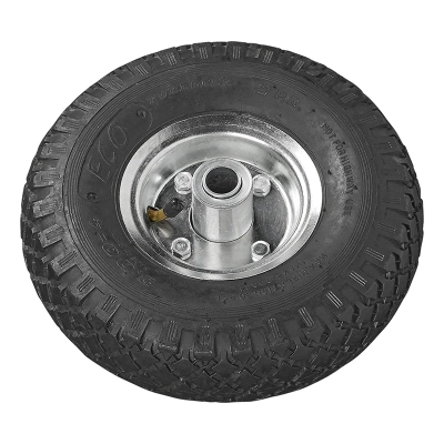 Ersatzrad für Stützrad mit Metall-Felge und Luftreifen, 260x85mm