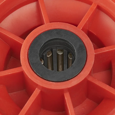 PU-Reifen mit Kunststoff-Felge 10" 3.00-4, Polyurethan (PU), pannensicher