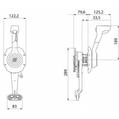 Ultraflex Einhandschaltung B110