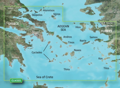 Garmin Seekartenmodul G3 Vision Athens & Cyclades