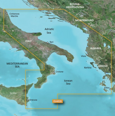 Garmin Seekartenmodul G3 Vision Adriatic Sea South Coast