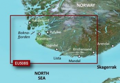 Garmin Seekartenmodul G3 Vision Kristiansand-Haugesund-Ryfylke