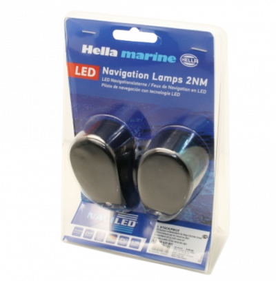 Hella Marine TwinPack Navi LED Deckmount Steuerbord/Backbord