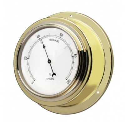Analoges Hygrometer Maritim aus Messing