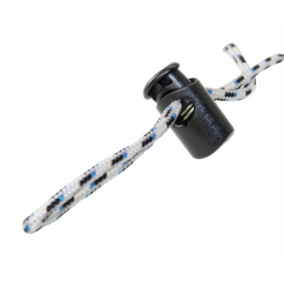 Kordelstopper aus Acetal mit Edelstahlfeder