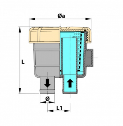 Vetus Kühlwasserfilter FTR140