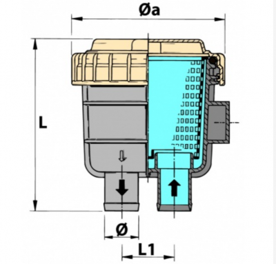 Vetus Kühlwasserfilter FTR330