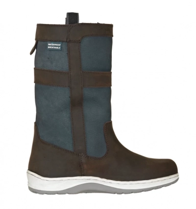 QUAYSIDE Coastal Half Boots Mocca/Navy