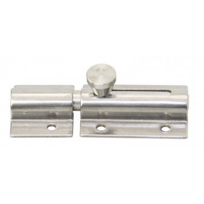 Schubriegel mit Gegenplatte 80mm