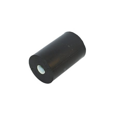 Gummiseitenrolle schwarz