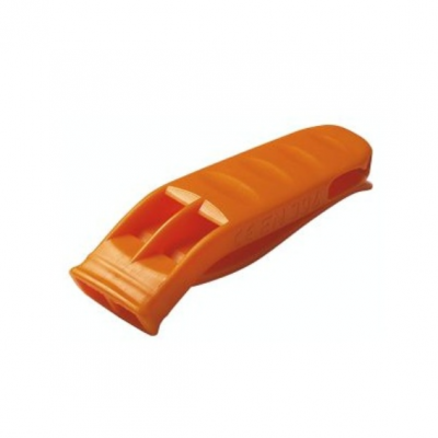 Signalpfeife orange aus Kunststoff 10er-pack