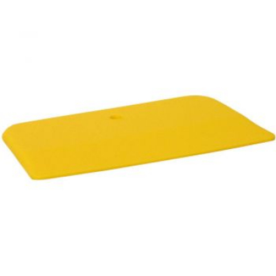 Gelbe Kunststoff-Spachtel