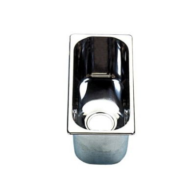 Barka Waschbecken Rechteckig Serie 30 aus Edelstahl