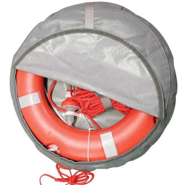 Rettungsring mit Notlicht, Rettungsleine und Schutzhülle ...