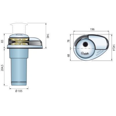 Quick Prince DP2E Vertikale Ankerwinde