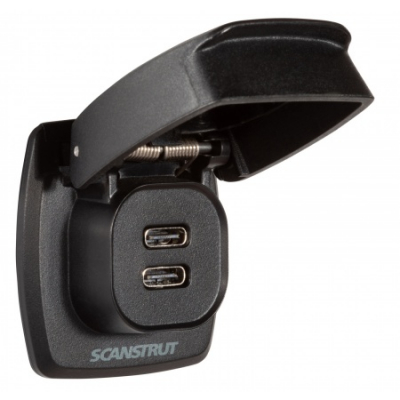 Scanstrut Flip Pro Max USB-C Doppelsteckdose