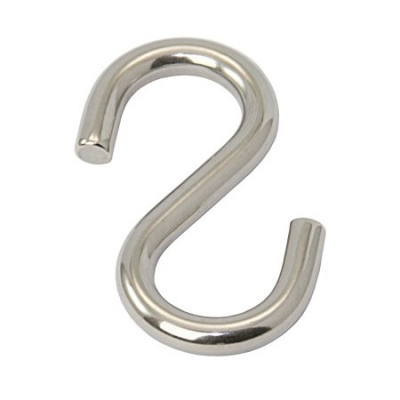 S-Haken (offene Haken) aus Edelstahl – Symmetrisch