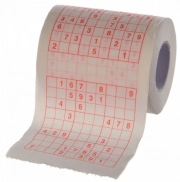 Toilettenpapier Sudoku Design - 1 Rolle