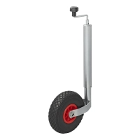 Stützrad 48mm mit Kunststoff-Felge und PU-Reifen, 260x85mm