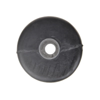 Kielrolle schwarz aus Gummi