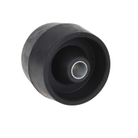 Seitenrolle schwarz aus Gummi