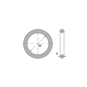 Messing Rundringe - 10er Sets