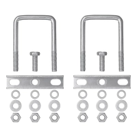 Eckiger U-Bügel 60mm für Klemmschelle