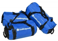 Wasserdichte Reisetasche - Blau, PVC, mit Tragegriff und Schultergurt