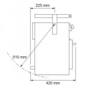 Neptune 4500 Gasherd 2-flammig