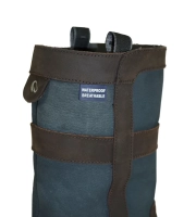 QUAYSIDE Coastal Half Boots Mocca/Navy