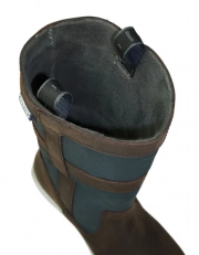 QUAYSIDE Coastal Half Boots Mocca/Navy