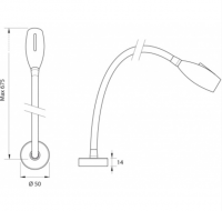 QUICK Marine Lightning MAYA aus Edelstahl IP40