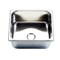Barka Waschbecken Rechteckig Serie 30 aus Edelstahl